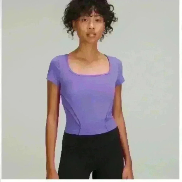 lululemon women’s nulu yoga mesh tee sizes 2 - Picture 4 of 7